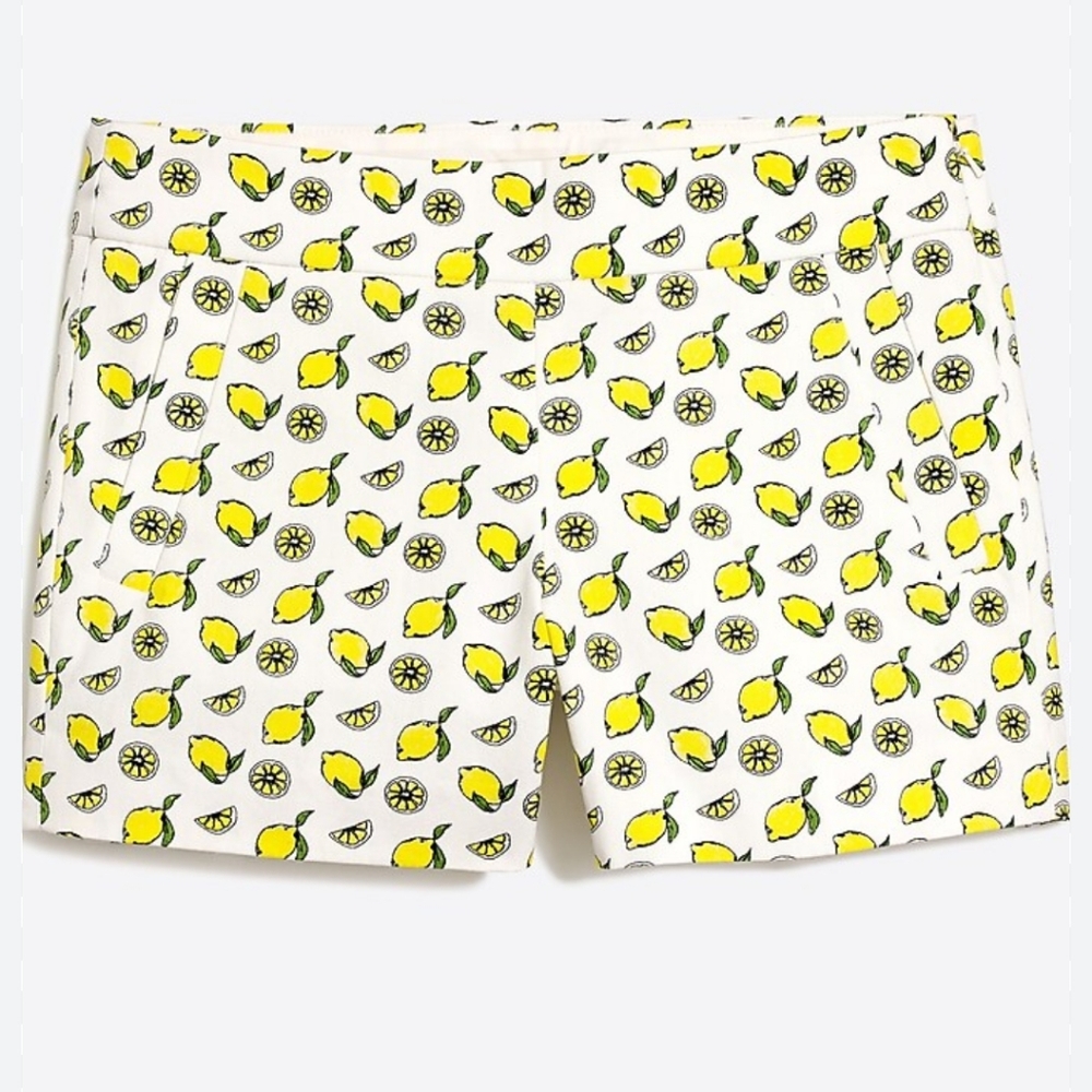 J. Crew Chino Shorts with Lemons